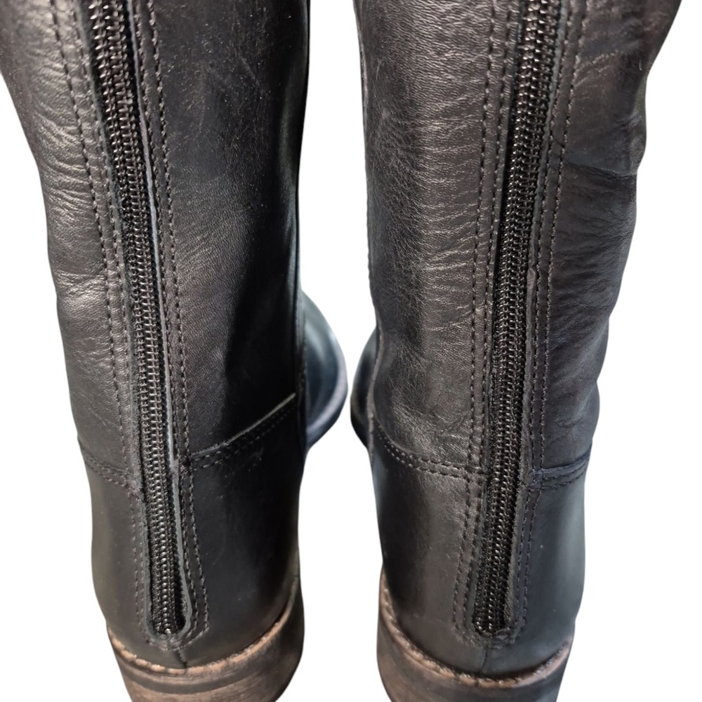 Matisse Yorker Tall Black Leather Boots - Picture 4 of 8